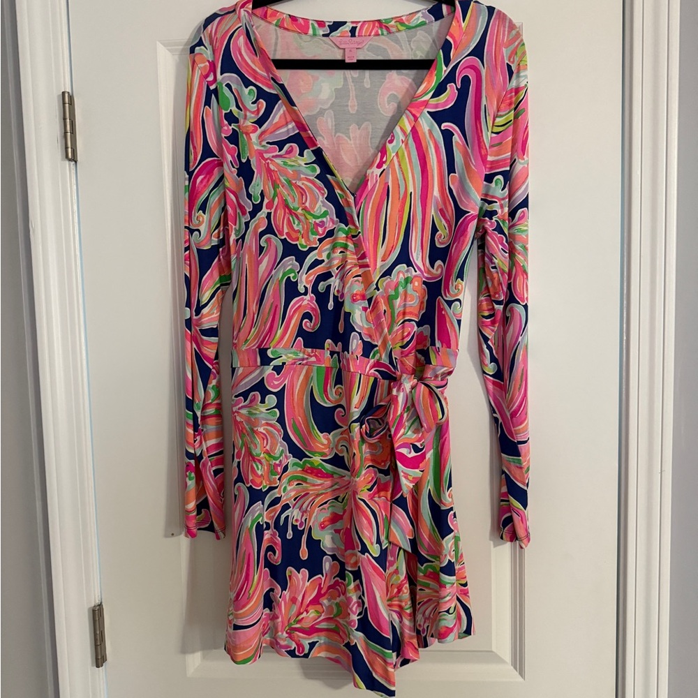 Lilly Pulitzer Tiki Wrap Romper